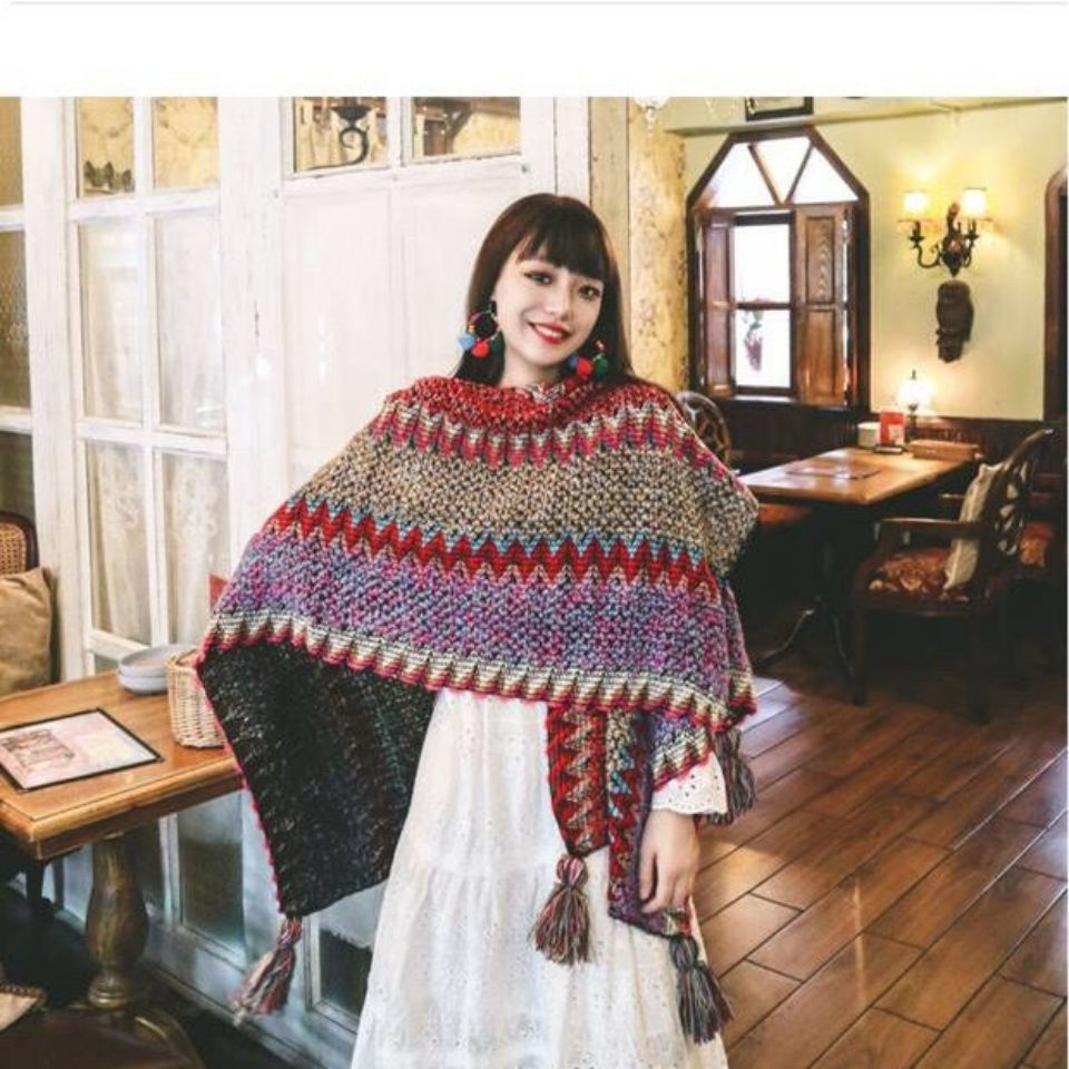 Khăn choàng cổ phong cách dân tộc thời trang
 | BigBuy360 - bigbuy360.vn