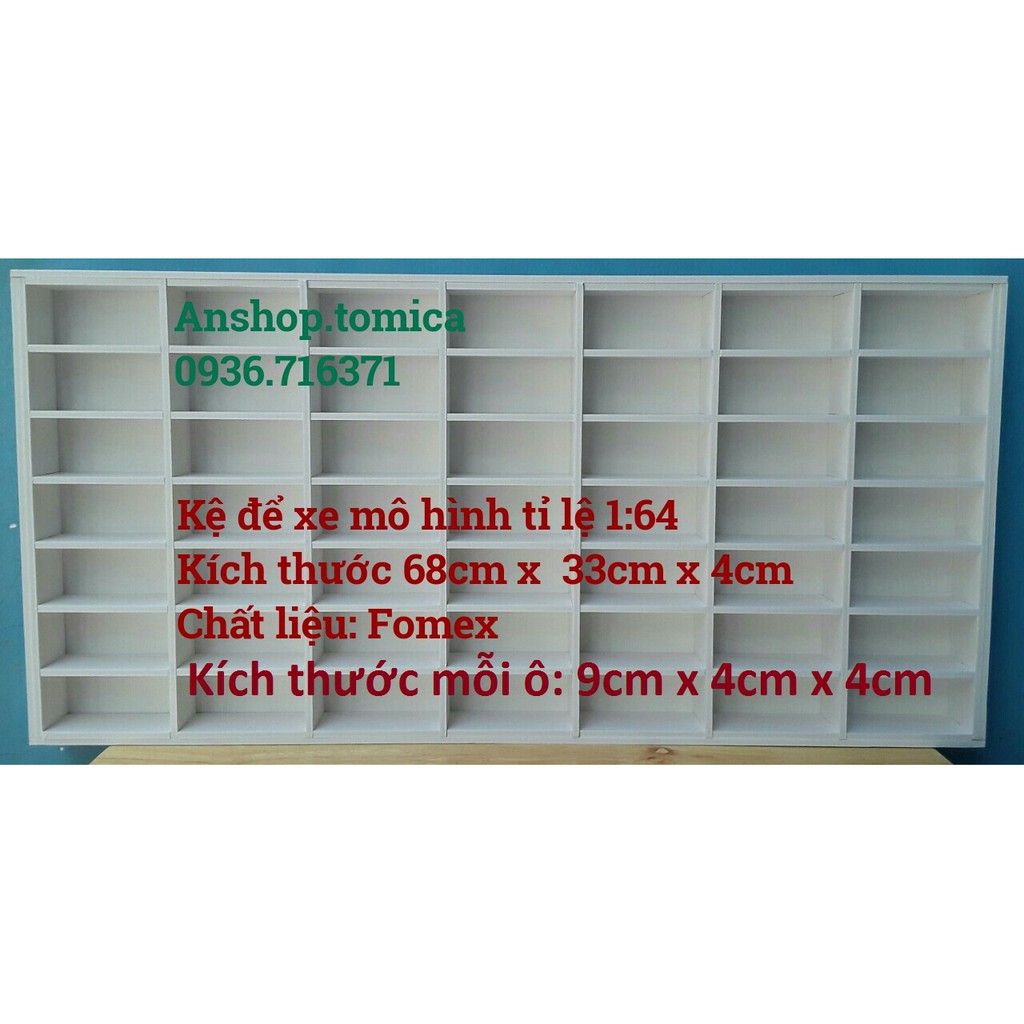 KỆ ĐỂ XE MÔ HÌNH TỈ LỆ 1:64 (CHỈ SHIP KHU VỰC TP.HCM)