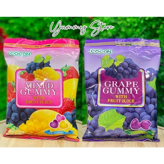 Kẹo dẻo trái cây hình trái tim cocon gói 100g