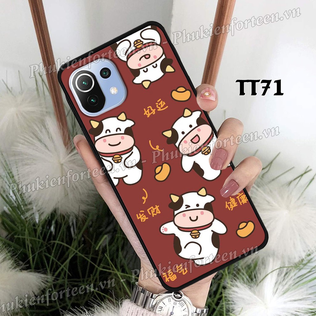 Ốp lưng Xiaomi Mi 11 -  Mi 11 Lite - Mi 11T 5G - Mi 11T Pro 5G - Ốp điện thoại Xiaomi in hình bò sữa đáng yêu hot trend