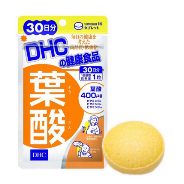 Viên uống vitamin DHC Folic Acid 30 viên dành cho bà bầu