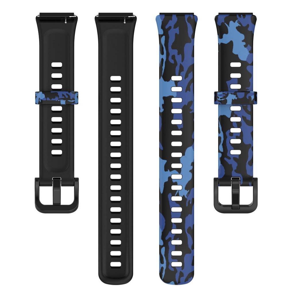 Dây Đeo Silicon Họa Tiết Rằn Ri Thời Trang Cho Đồng Hồ Thông Minh Huawei band 7