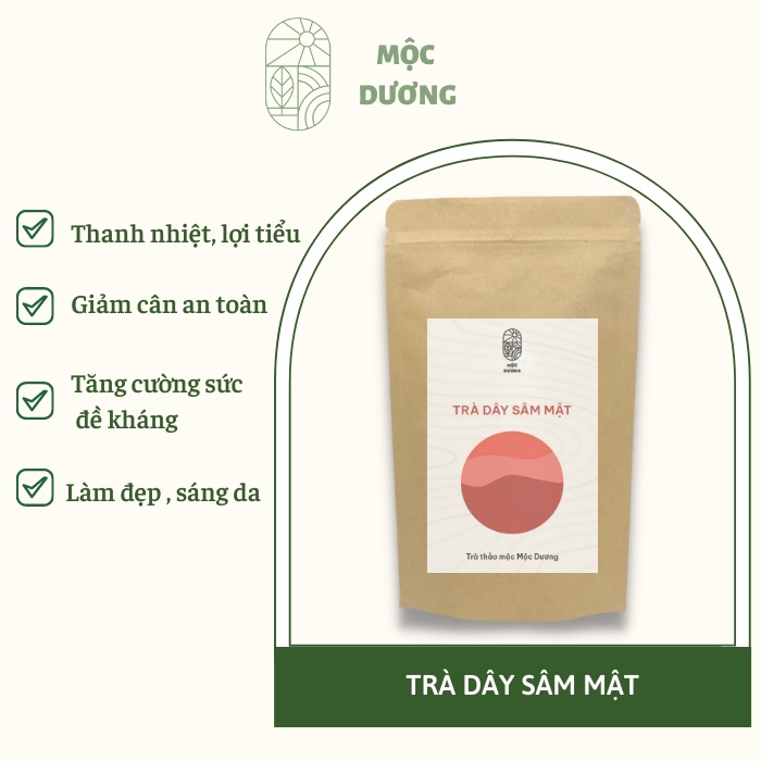 Trà thảo mộc sơn mật hồng sâm Mộc Dương
