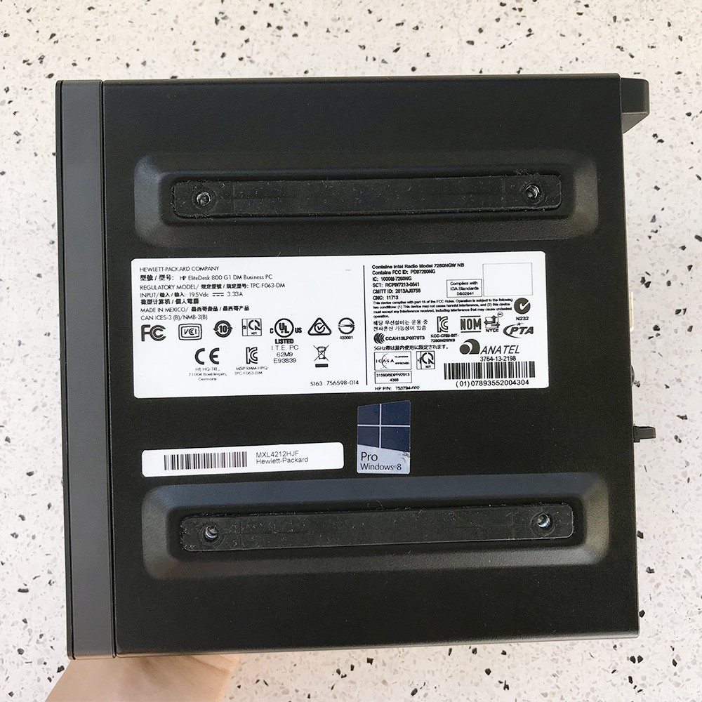 [Đúng hình] Mini PC đồng bộ HP EliteDesk 800 G1 mini (4590T - 8G) Win10 bản quyền | BigBuy360 - bigbuy360.vn