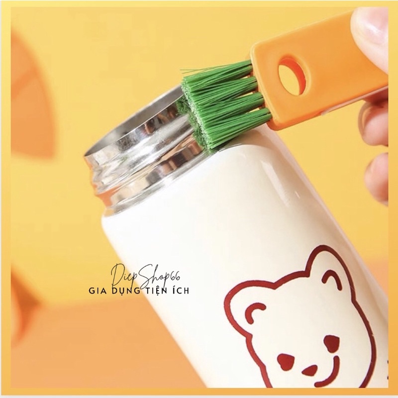 Cọ vệ sinh - 3 trong 1 🎀SALE 🎀 Dụng cụ vệ sinh bình sữa - Cọ vệ sinh máy tính - Cọ bình sữa tiện lợi