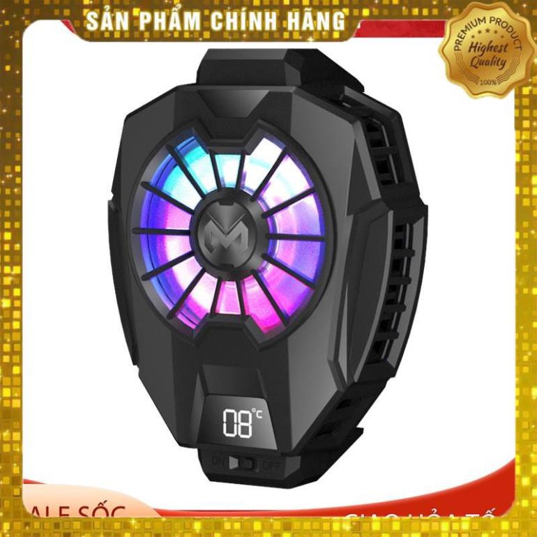 Quạt tản nhiệt Gaming MEMO DL05 thế hệ 5 cho điện thoại sò lạnh tích hợp màn hình led công tắc tắt bật GEMINI SHOP