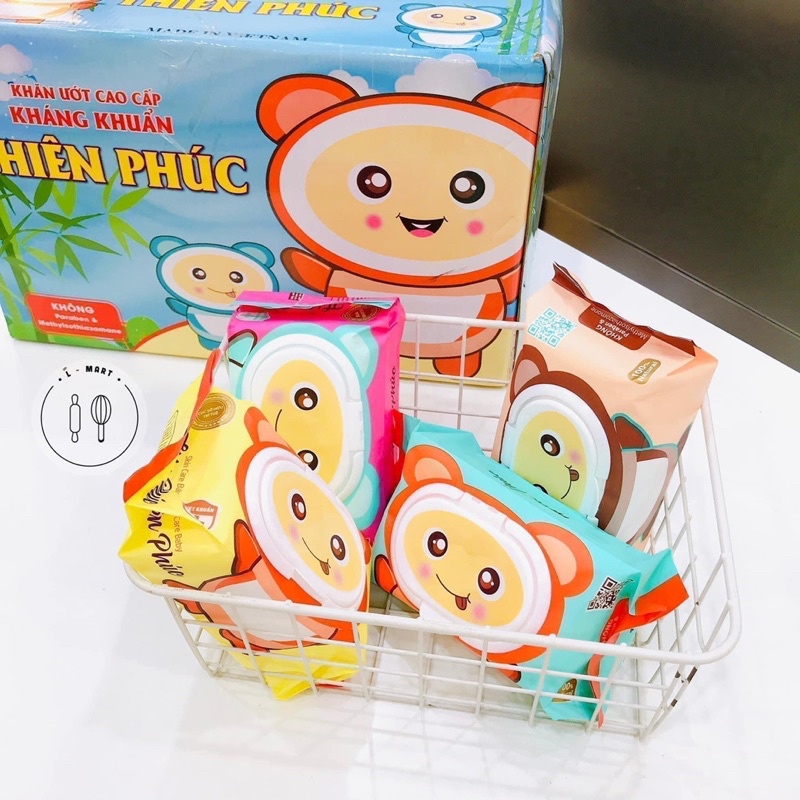 SET 5 GÓI KHĂN ƯỚT GẤU TRÚC