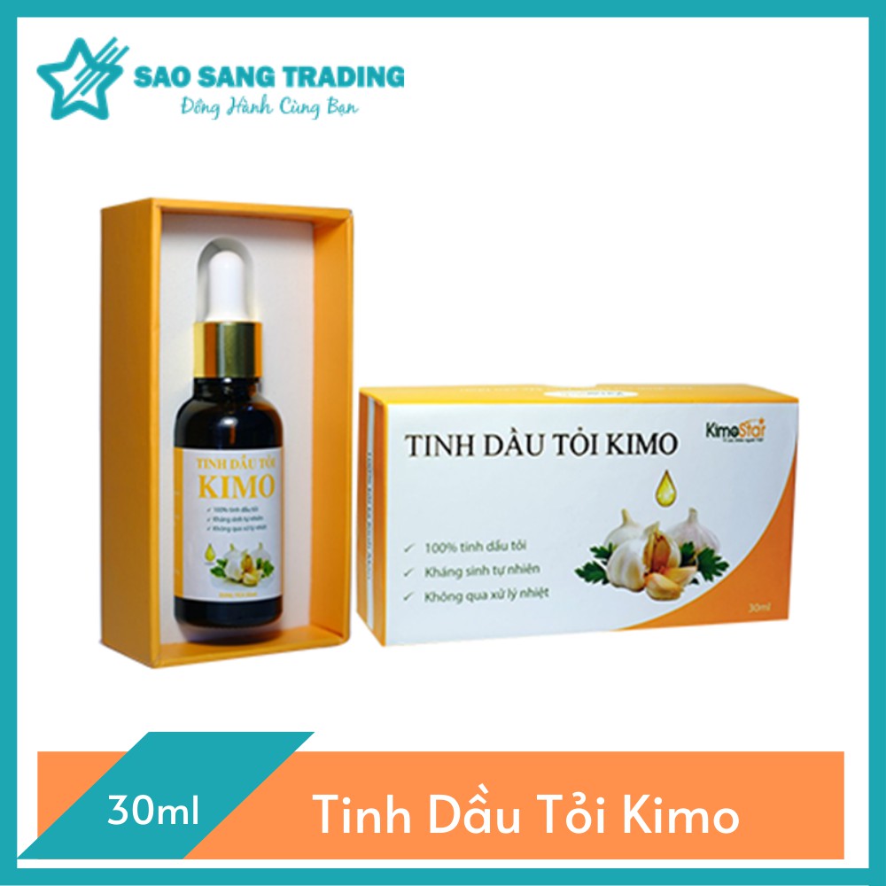 Tinh dầu tỏi Kimo 30ml - Kháng sinh tự nhiên, tăng đề kháng, phòng ốm vặt