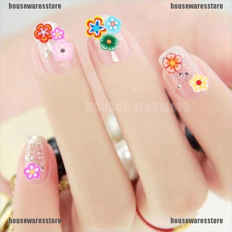 (Hàng Mới Về) Bộ 1000 Miếng Dán Trang Trí Móng Tay Hình Trái Cây 3D Handmade