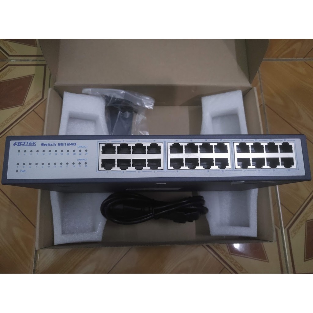 Switch Aptek SG1240 24 cổng Gigabit