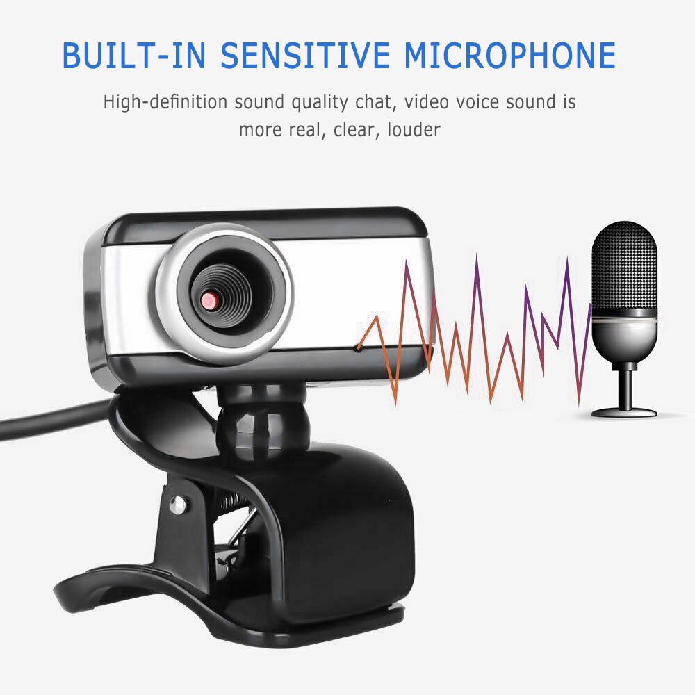 Webcam Usb 2.0 Kèm Mic Cho Máy Tính / Laptop / Mac | BigBuy360 - bigbuy360.vn