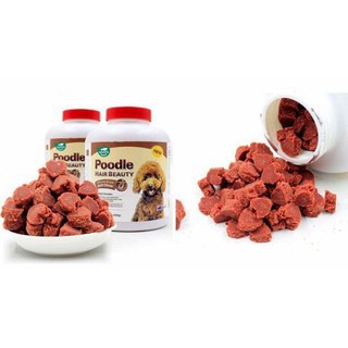 Viên dưỡng mượt lông Poodle Hair Beauty [ 10 viên lẻ ],viên dưỡng mượt lông, giữ màu, phục hồi màu lông cho chó Poodle