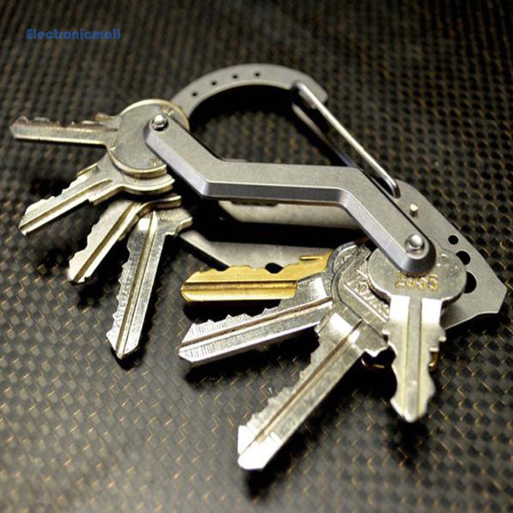 EleEDC Multi-function Key Holder Screwdriver Wrench Carabiner Outdoor Tools