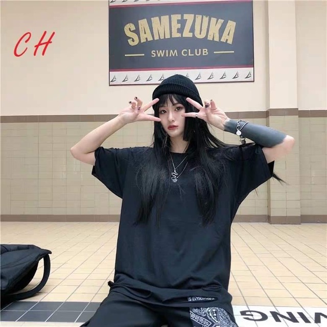 Áo Phông trơn rách gấu COH656