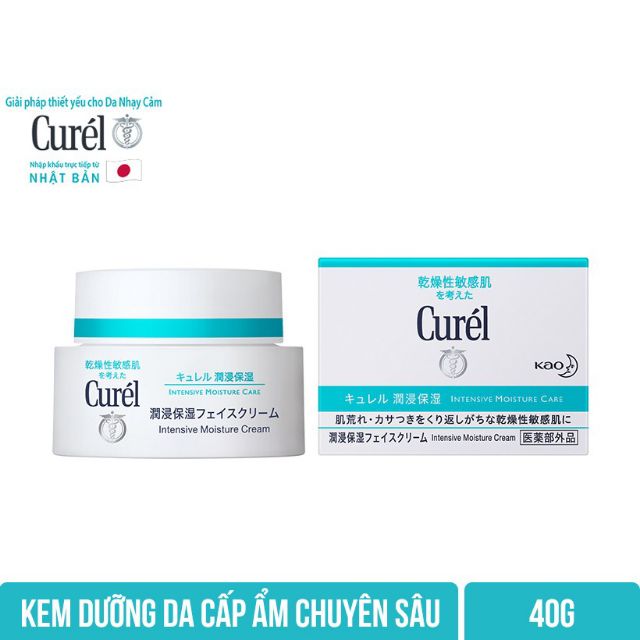 Kem dưỡng Curel intensive moisture cream 40g