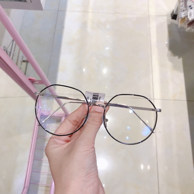 [ Ảnh thật ] Gọng kính Vintage kim loại Hàn Quốc