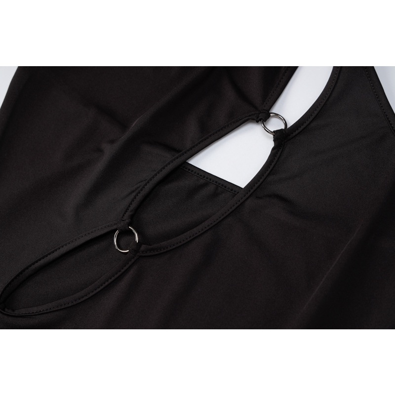 Đầm Dự Tiệc Hở Lưng Xẻ Tà Cao Hở Lưng Thời Trang Quyến Rũ Cho Nữ