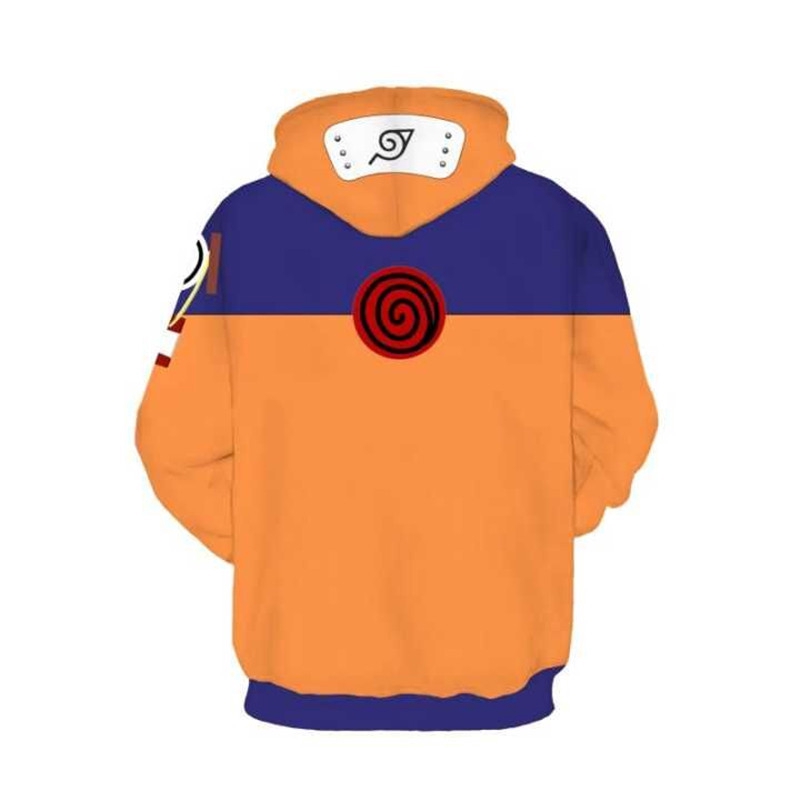 Áo khoác Hoodies hóa trang nhân vật Anime Naruto