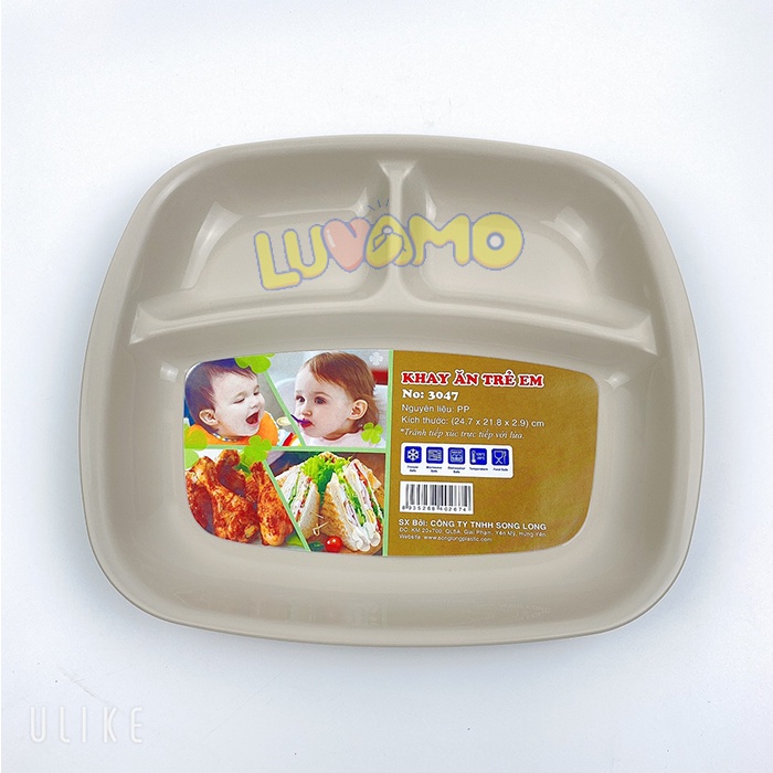 Khay ăn dặm cho bé Song Long Luvamo AD82