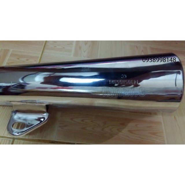 Cây pô zin GN125 chính hãng Suzuki gắn cho GN125-2F rất đẹp - NTS - ngocthanh_shop