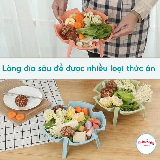 Bộ 3 Đĩa đựng hoa quả Việt Nhật 5697 trang trí bàn ăn - Bộ 3 Khay xếp tầng đựng đồ ăn lẩu,nướng  - 01472