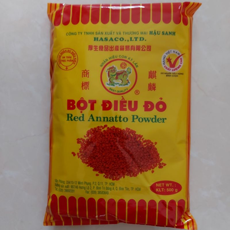 Bột Điều Đỏ 500g gói