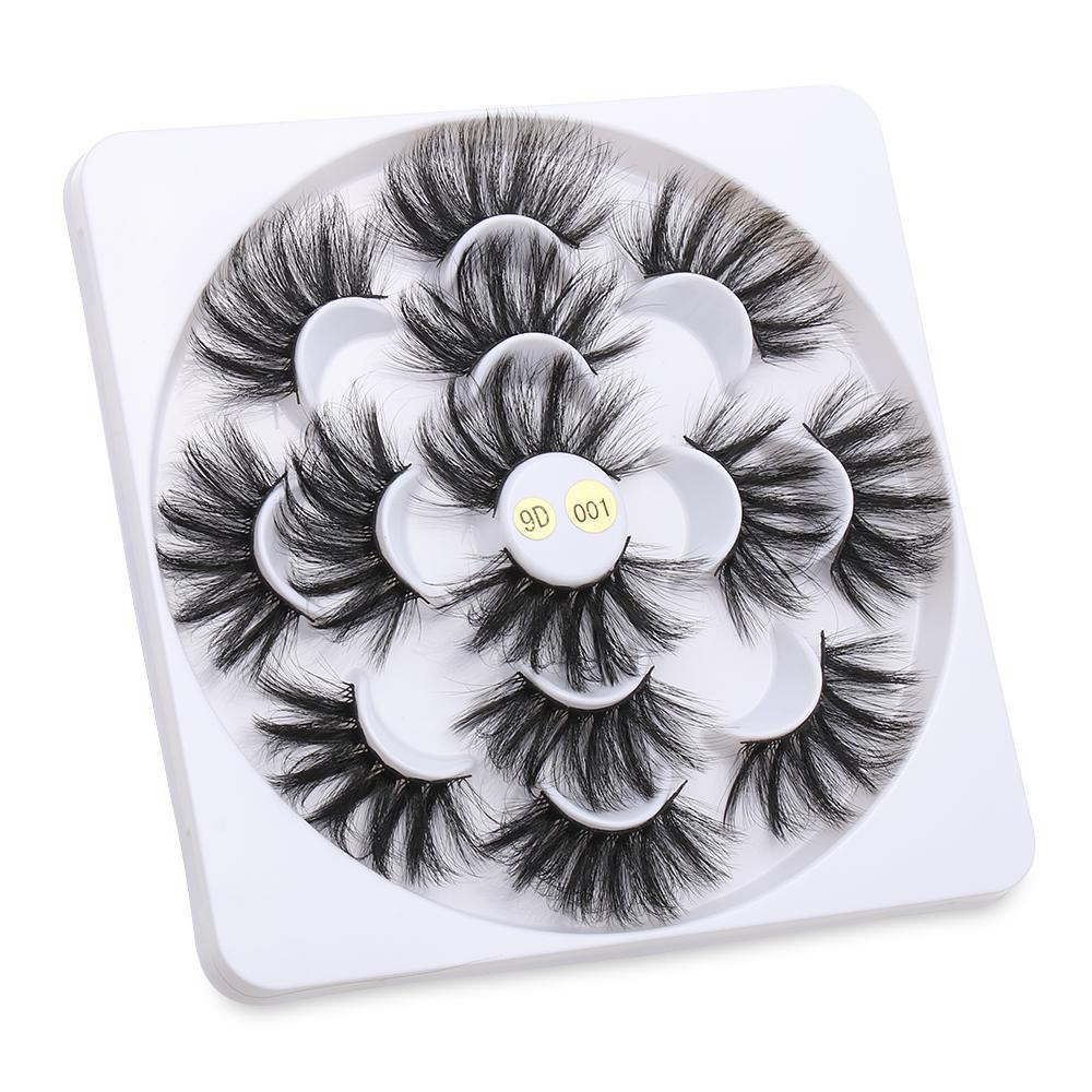 Set 7 Cặp Lông Mi Giả 25mm Trang Điểm Làm Đẹp SKONHED