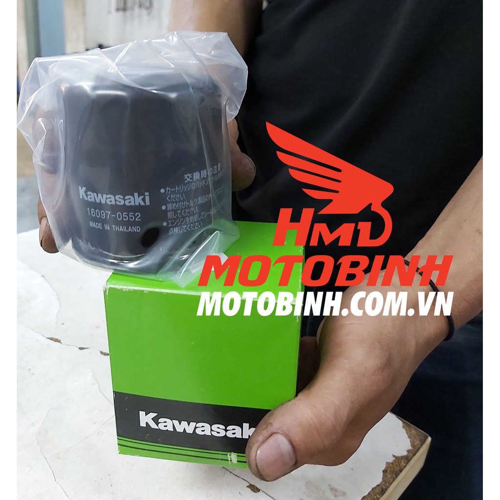 Lọc nhớt Kawasaki hàng OEM dành cho Z300, Ninja 300, Z400, Ninja 400, Z650, Ninja 650, Z800, Z900, Z1000, ZX-10R, ...