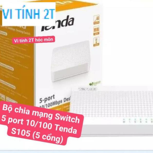 Bộ chia mạng Switch 5 port 10/100 Tenda S105 (5 cổng)