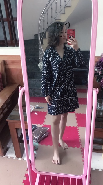 Thanh lý váy sơ mi nốt nhạc hàng loại 1 bao chất đẹp