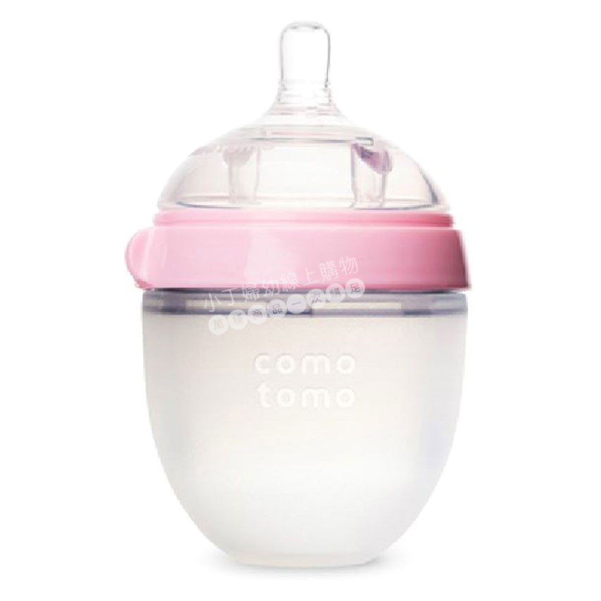 [Mã LT50 giảm 50k đơn 250k] Bình sữa Silicone Comotomo 150ml - Hồng