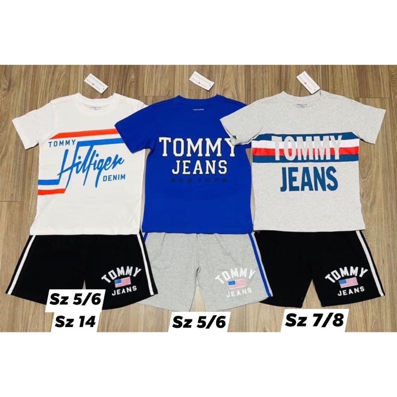 Bộ ngắn bé trai Tommy VN(ch) Sz 5/6 -16/18T