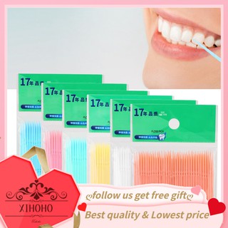 Xihoho [Hàng mới về] Túi 100 bong tróc răng hai dầu làm sạch miệng