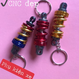 Móc khoá Phuộc 3 Màu CNC