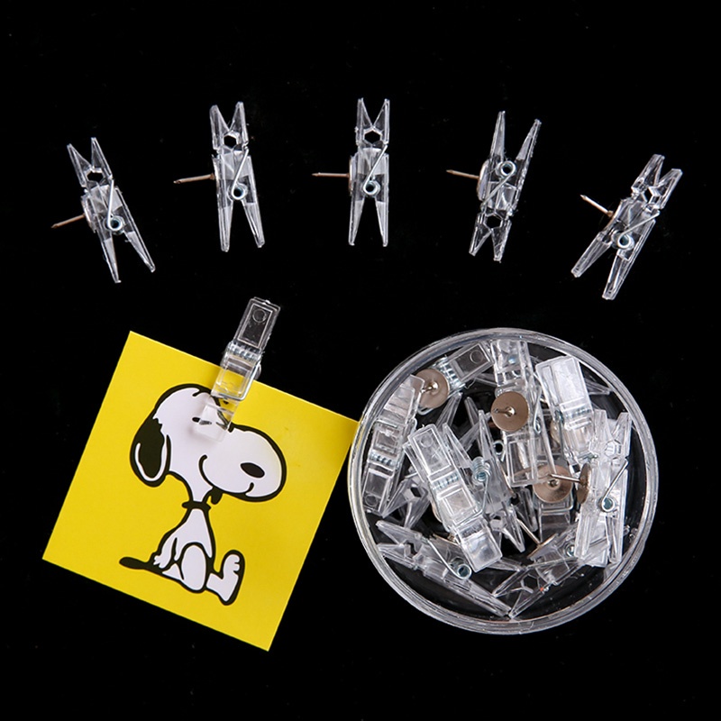 Set 20 Kẹp Trong Suốt Dùng Để Cố Định Móng Tay