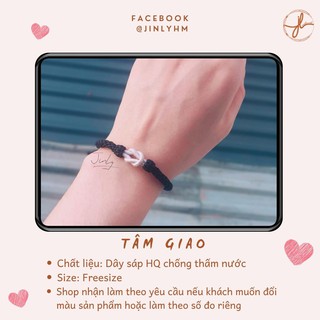 Vòng tay cặp handmade nút thắt Tâm giao - JINLY