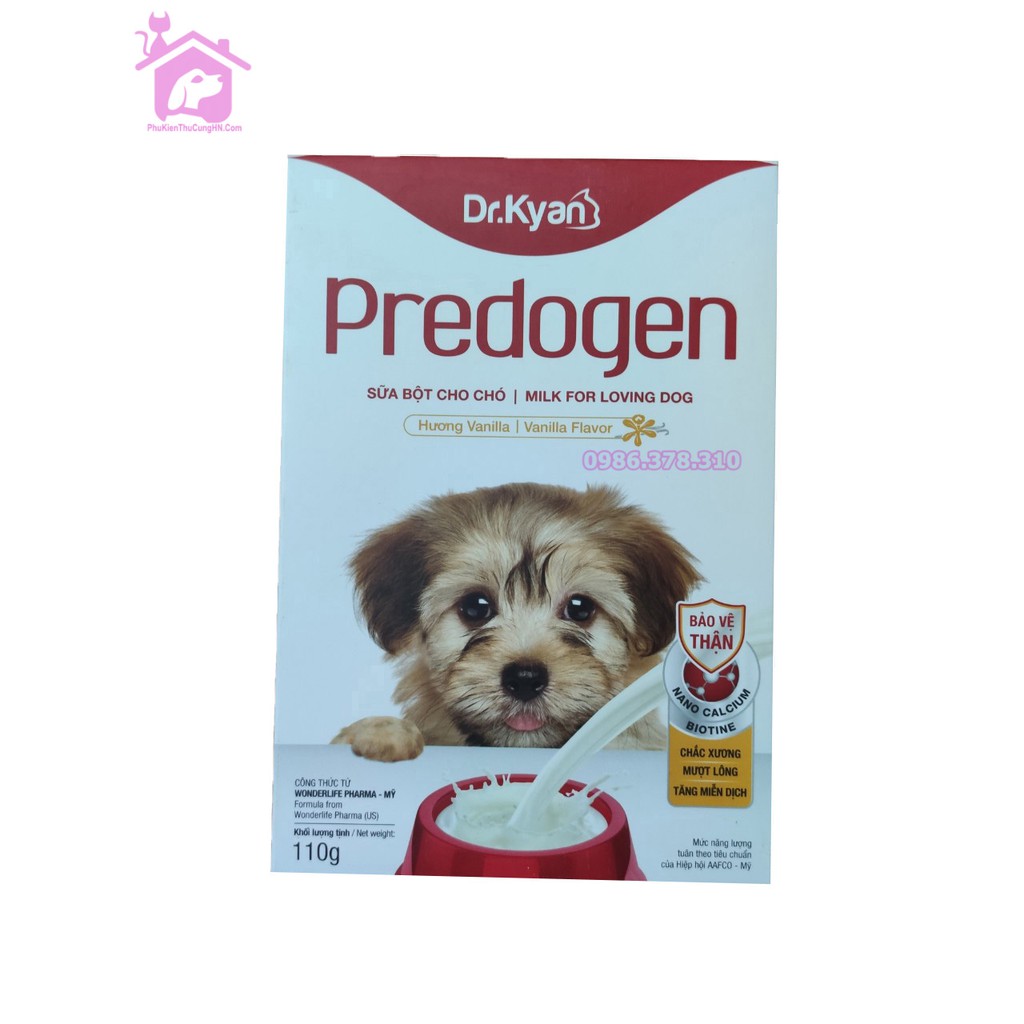 Sữa bột cho chó dinh dưỡng Dr.Kyan Predogen 110g