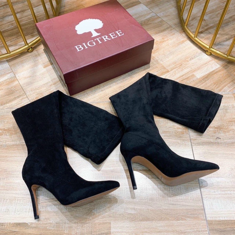 Boot đùi da lộn dáng mới Form siêu ôm chân