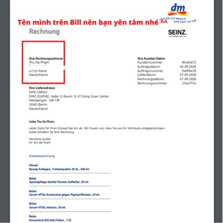 Mặt nạ BALEA Đức - chuẩn Bill 100%