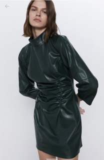 (Sẵn) Váy da Zara auth canh sale