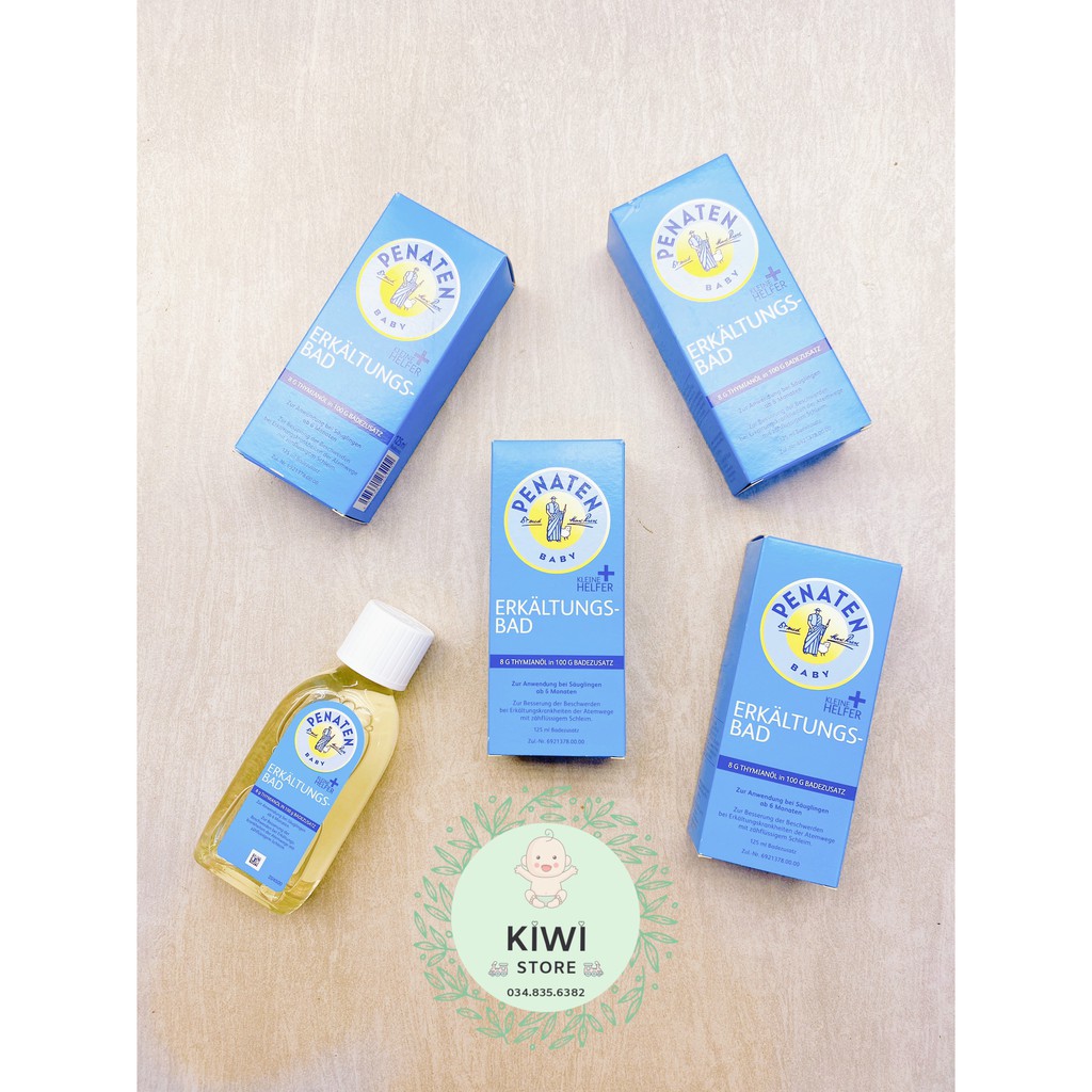 Tinh dầu tràm tắm chống cảm Penaten Đức chai 125ml cho bé