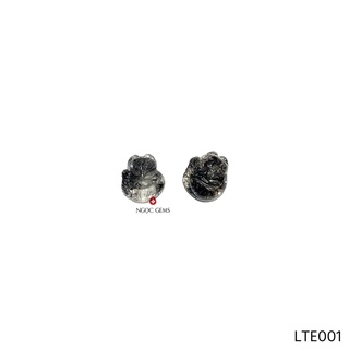 Mặt Đá Hồ Ly Thạch Anh Tóc Đen - Ngọc Gems
