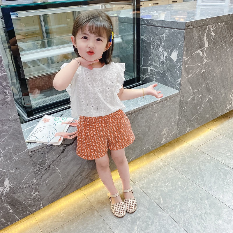 Áo Sơ Mi Cổ Tròn Không Tay Phong Cách Hàn Nhật Thời Trang Mùa Hè Hàng Mới 2022 Dành Cho Bé Gái