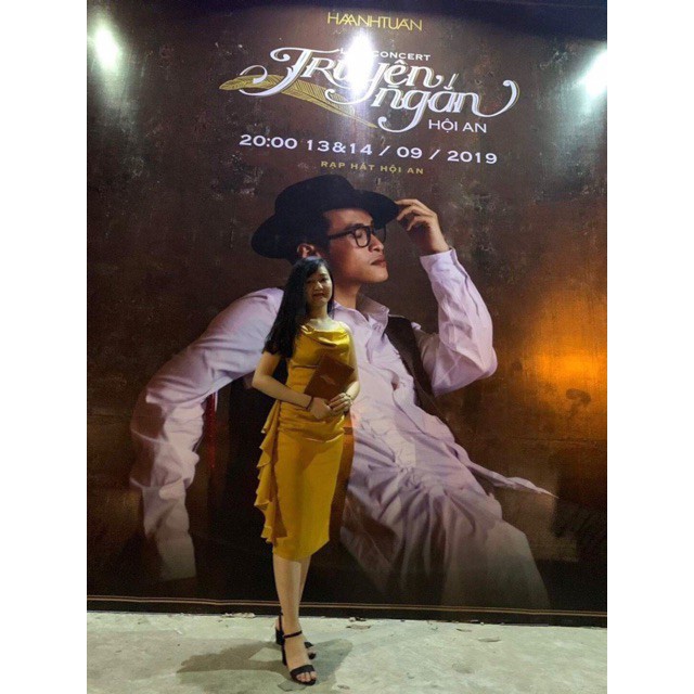 [ xả kho ] MiD Đầm hai dây dự tiệc V1143 Mie Design kèm ảnh thật