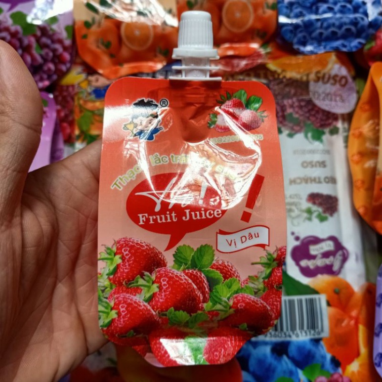 Thạch Lắc hoa trái Suso 🍎🍊🍌🍇🍓🍑🍍- Thạch hoa quả cực hấp dẫn Siêu rẻ