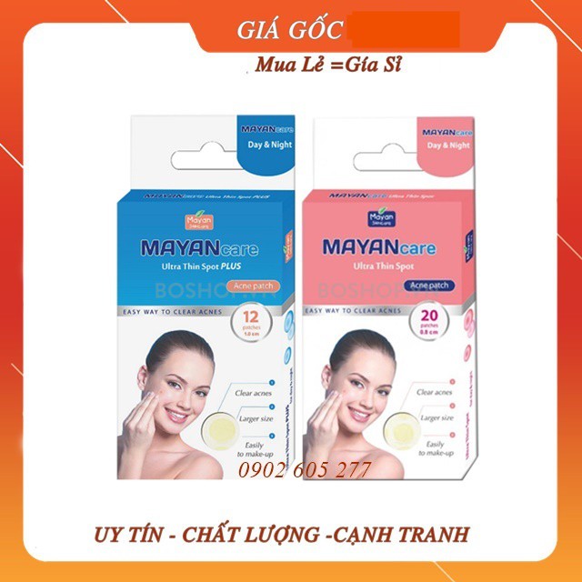 [Hàng chính hãng] Miếng Dán Mụn Mayan Ultra Thin Spot