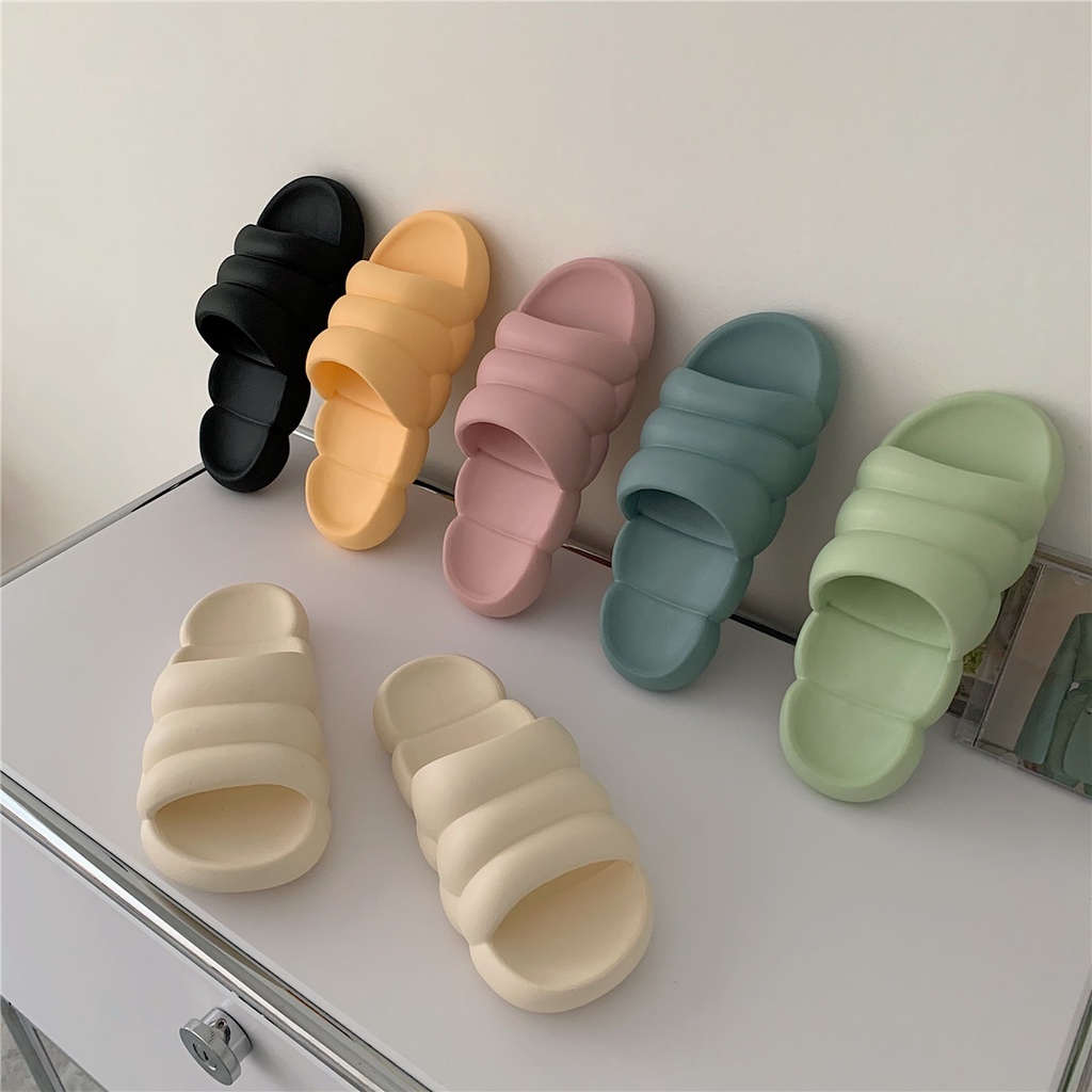 Dép quai ngang nam nữ hình con sâu