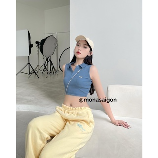 Áo croptop polo MONÁ - PERRY