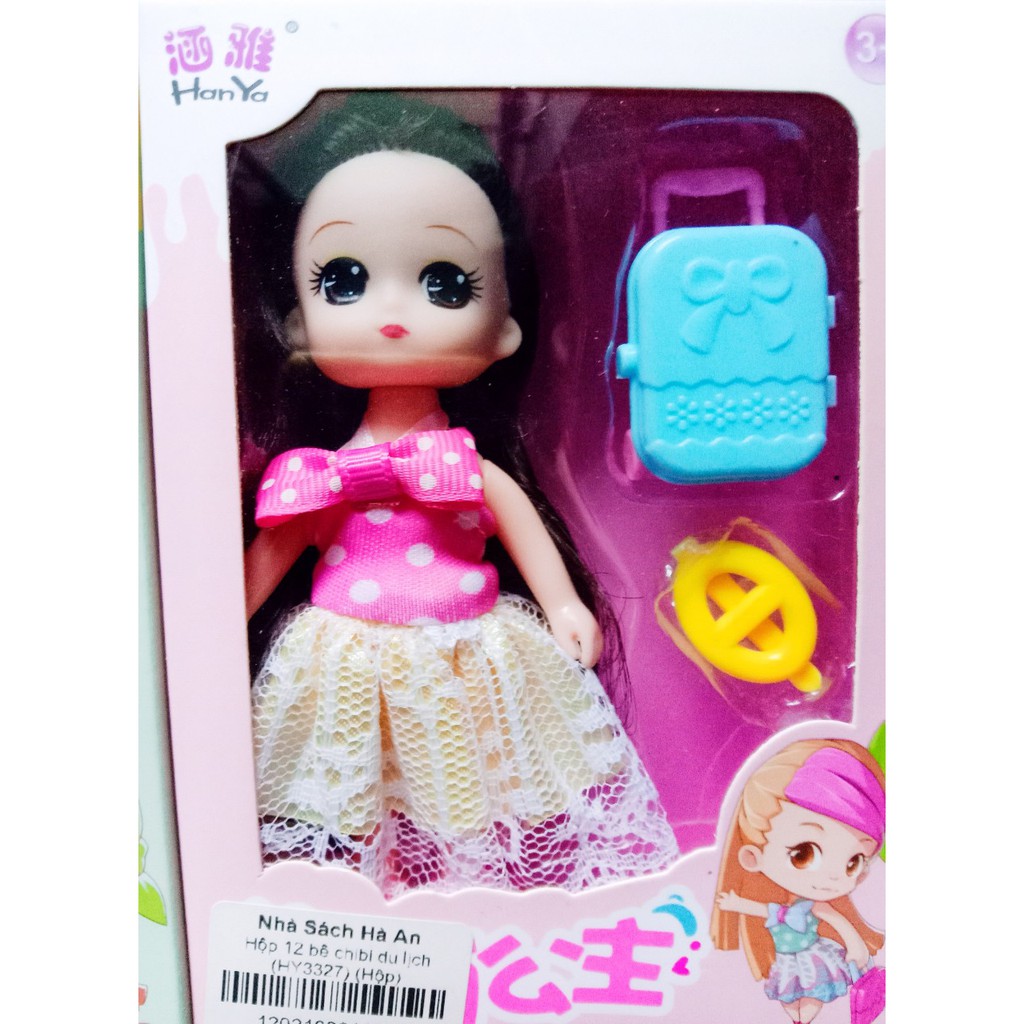 Hộp Búp bê Chibi đi du lịch