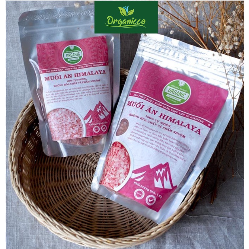 Muối hồng Himalaya Organic, ăn kiêng, nấu ăn, tắm ngâm chân tẩy tế bào chết, thải độc tố [ MHHL ] | BigBuy360 - bigbuy360.vn